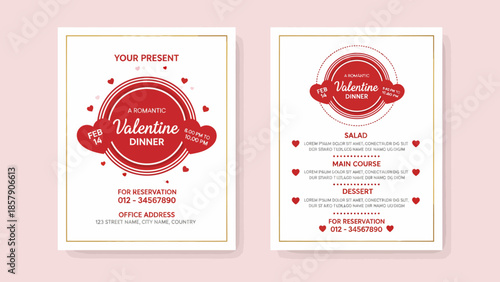 Romantic Valentine's Day Scenes Adorable Couple Expressing Love, Heart-shaped Decorations, and a Cozy Fondue Dinner for Two