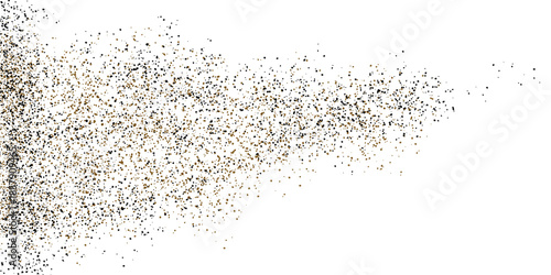 Fényképezés Dust and sand clouds on transparent background