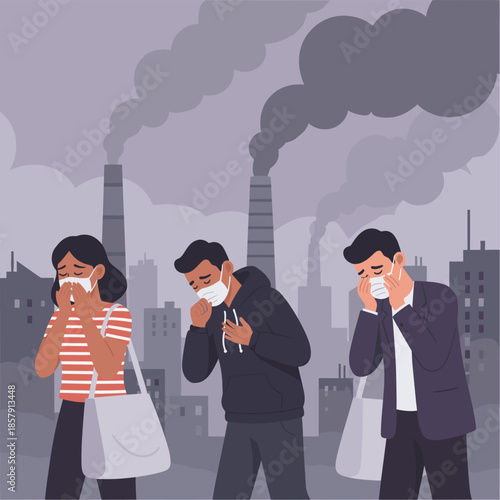 Citizens struggling to breathe in polluted city air