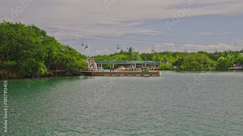 Mahogany Bay in Roatan, Honduras is a popular cruise port by Carnival, offering shops, restaurants, and access to the scenic Mahogany Beach via a short walk or a paid 