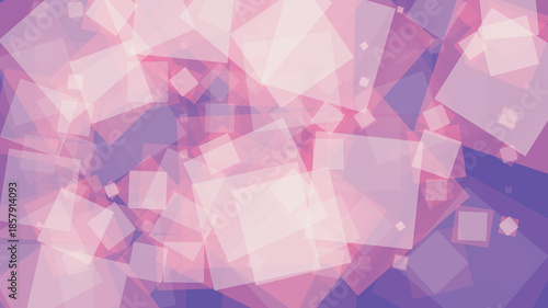 Abstract Geometric Background of Overlapping Squares