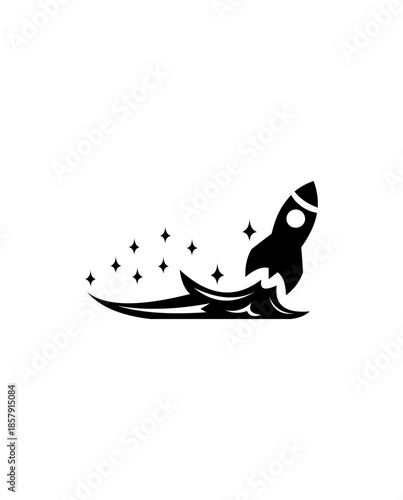 Rocket Launch Symbol of Startup and Future Innovation