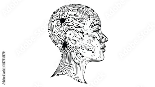 human head silhouette