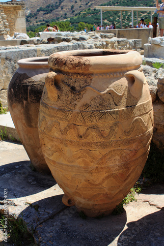 Grèce, le site archéologique de Knossos en Crète