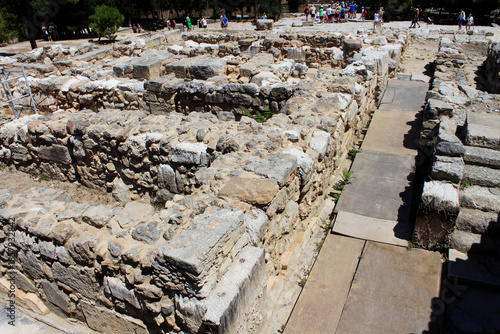 Grèce, le site archéologique de Knossos en Crète