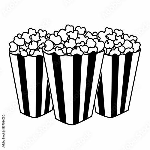 Cinema Style Popcorn Bucket Graphic