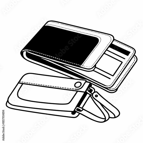 Personal Wallet Finance Flat Design