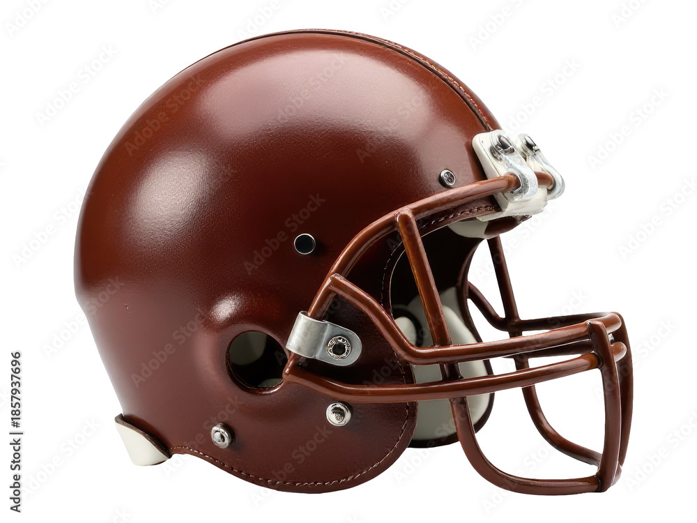 Fototapeta premium Football helmet isolated on a white background