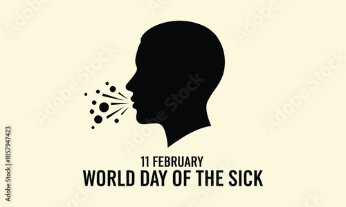 World day of the sick awareness illustration