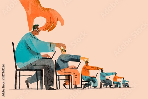 Scaling creativity in a digital workspace illustration