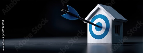 Arrow through target house
