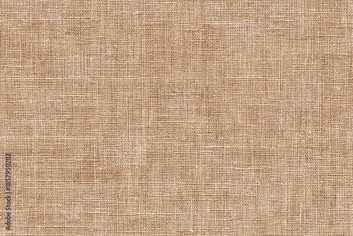 Beige fabric texture with detailed weave pattern, coarse, slightly rough feel