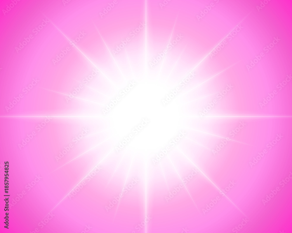 Fototapeta premium Sun light abstract pink background