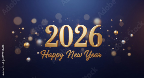 Happy New Year 2026 Background.
