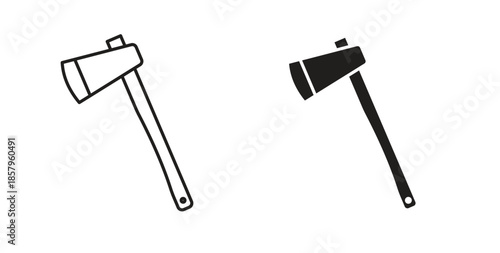 Axe icons. EPS 10. Graphic icon vector designs