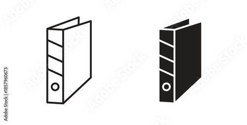 Binder icons. EPS 10. Graphic icon vector designs