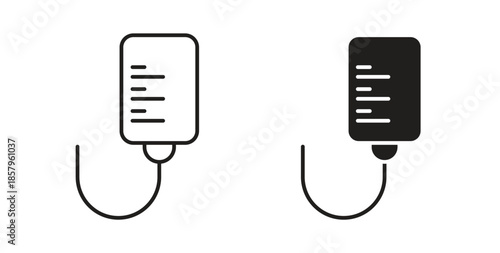 Chemotherapy icons. EPS 10. Graphic icon vector designs