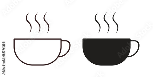 Coffee icons. EPS 10. Graphic icon vector designs