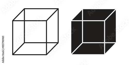 Cube icons. EPS 10. Graphic icon vector designs