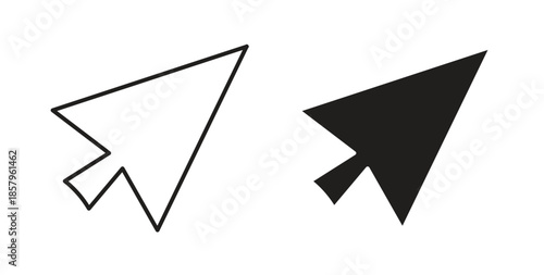 Cursor arrow icons. EPS 10. Graphic icon vector designs