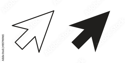 Cursor icons. EPS 10. Graphic icon vector designs