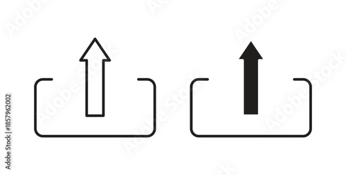 Export icons. EPS 10. Graphic icon vector designs