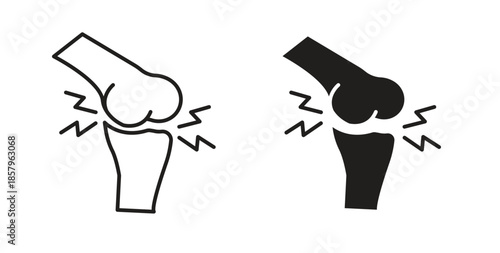 Joint icons. EPS 10. Graphic icon vector designs