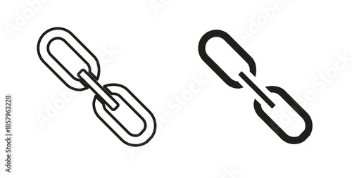 Link icons. EPS 10. Graphic icon vector designs