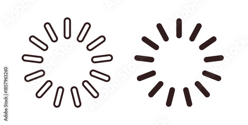 Loading icons. EPS 10. Graphic icon vector designs