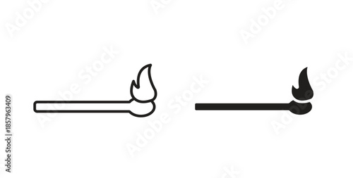 Matches icons. EPS 10. Graphic icon vector designs
