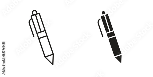 Pen icons. EPS 10. Graphic icon vector designs