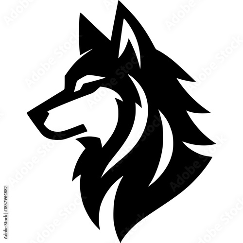 Wolf Logo Icon Vector