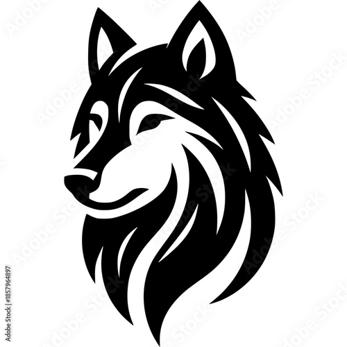 Wolf Logo Icon Vector