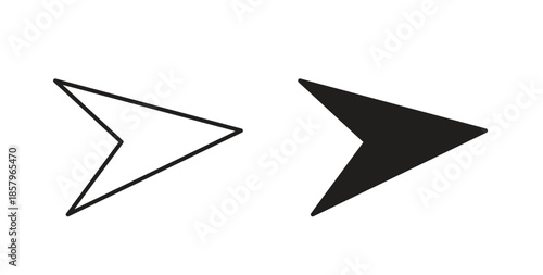 Send icons. EPS 10. Graphic icon vector designs