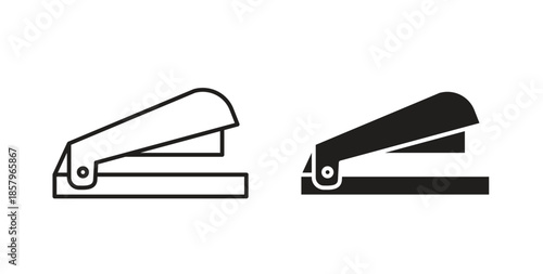 Stapler icons. EPS 10. Graphic icon vector designs