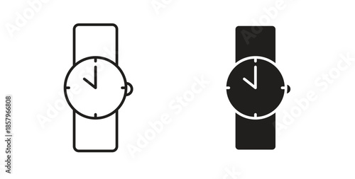Watch icons. EPS 10. Graphic icon vector designs