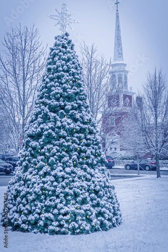 Christmas in Webster Massachusetts 