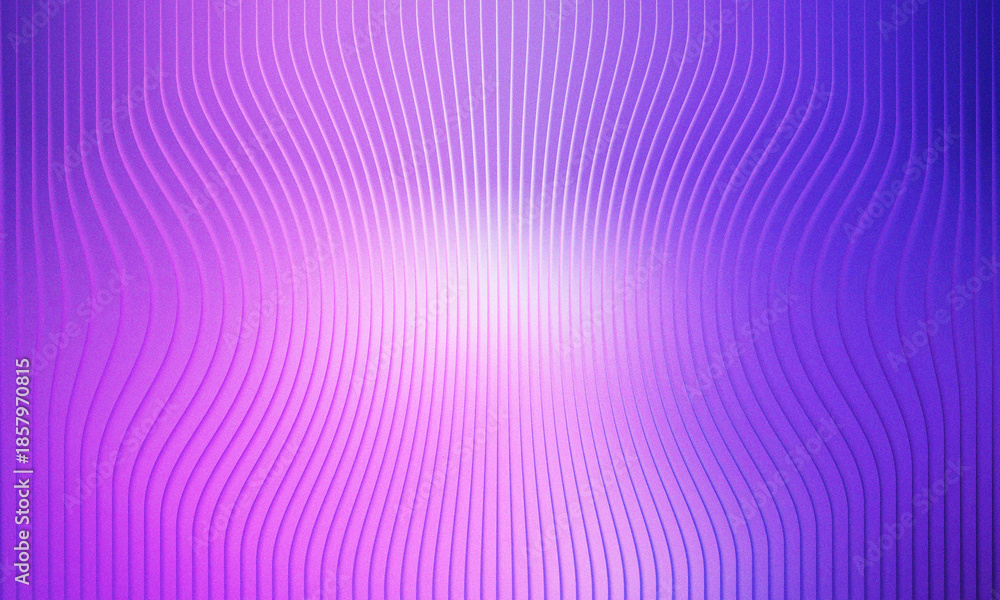 Fototapeta premium Abstract Purple Background with Wavy Vertical Lines and Grainy Gradient Texture