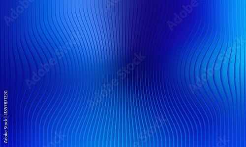 Minimalist Blue Background with Vertical Wavy Lines and Subtle Grainy Gradient