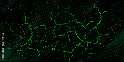 Black and green abstract grunge background with halftone style modern arts sport background abstract