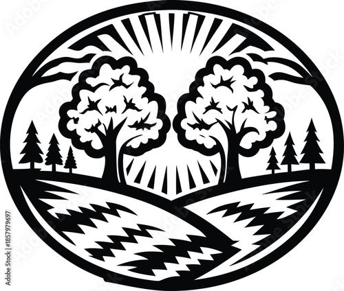 Forest Travel Background Scenic Nature