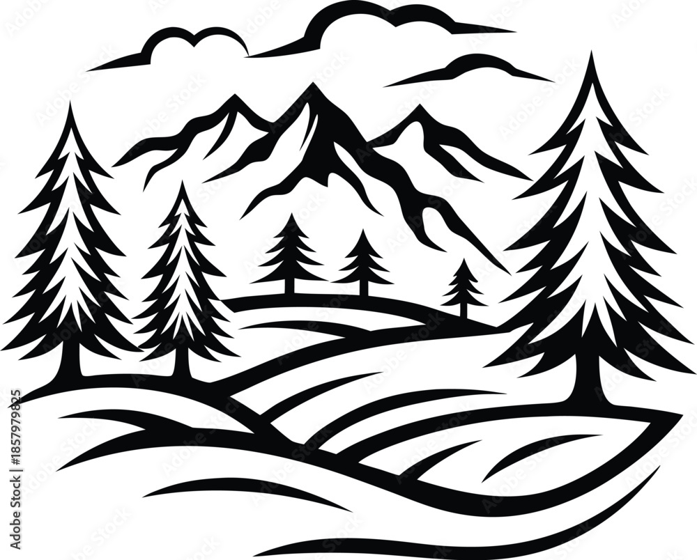 Fototapeta premium Natural Environment Scene Landscape