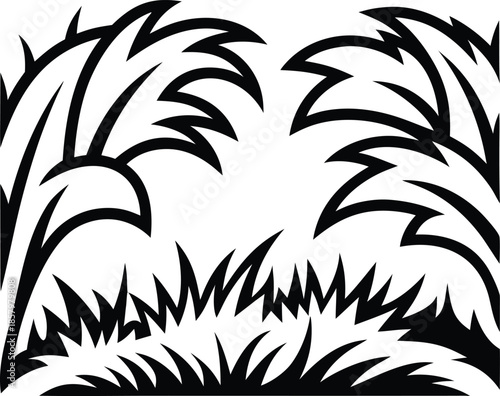 Lush Green Background Fresh Nature