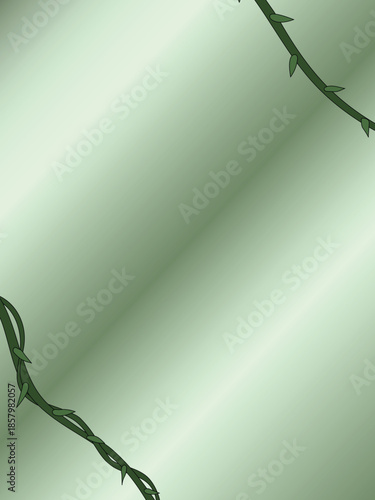 Simple Glass Texture with Nature Accent