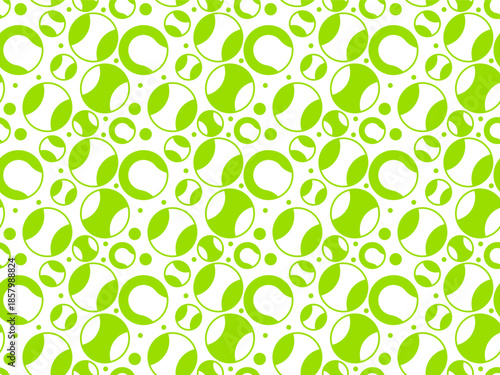 Green Tennis Ball Pattern Background for Sports Shop Banner