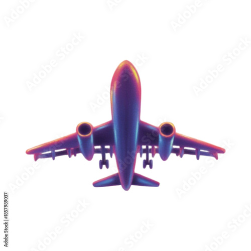 A large commercial airplane flying directly overhead viewed from the ground with wings and engines clearly visible in a clear sky