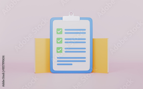 Learning studying checklist reading education task, To do list done checkmark clipboard book textbook