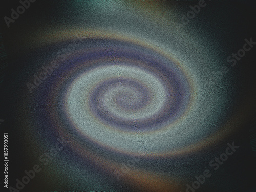 A spiral galaxy with a blue and purple hue