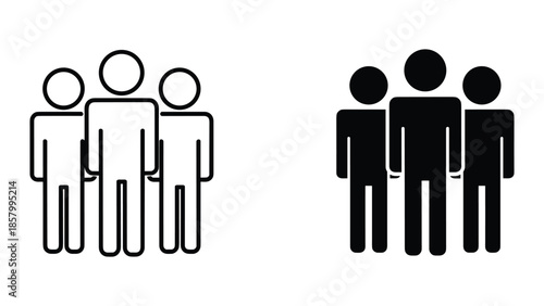 Group of people standing together in solidarity