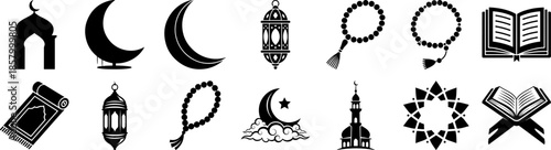 Islamic Symbols Collection for Cultural and Religious Art